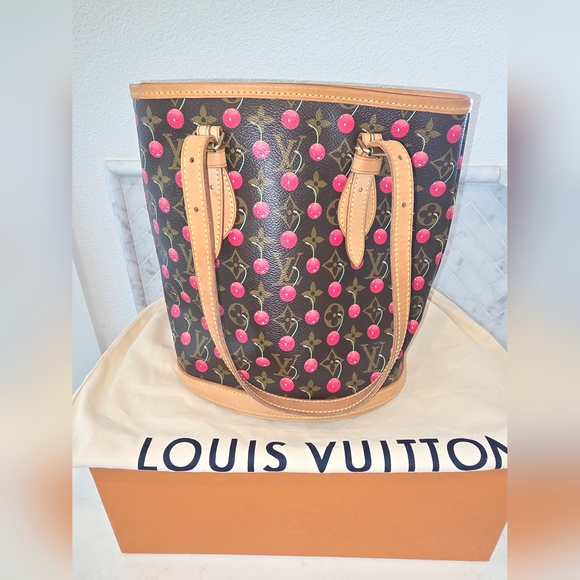 Louis Vuitton Takashi Murakami Cherry Tote Bag Very RARE! - Picture 7 of 16